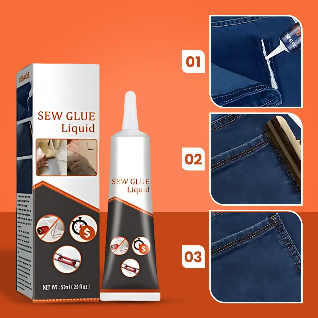 CLOTH REPAIR SEW GLUE