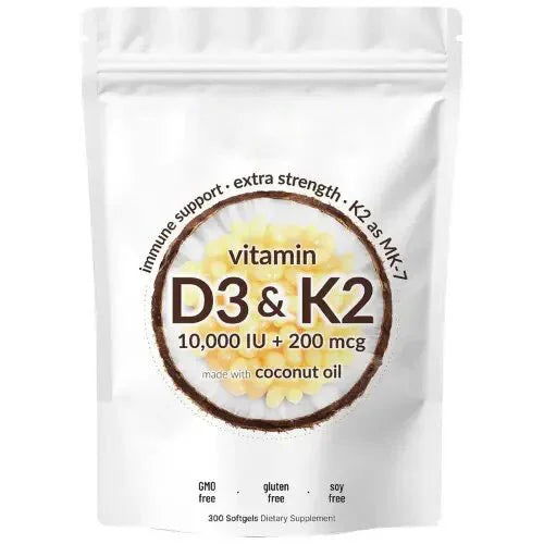 D3+K2 Coconut Oil Softgels